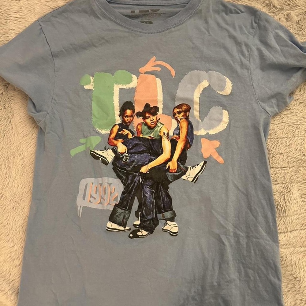 Trendy Blue Graphic Women's Tee